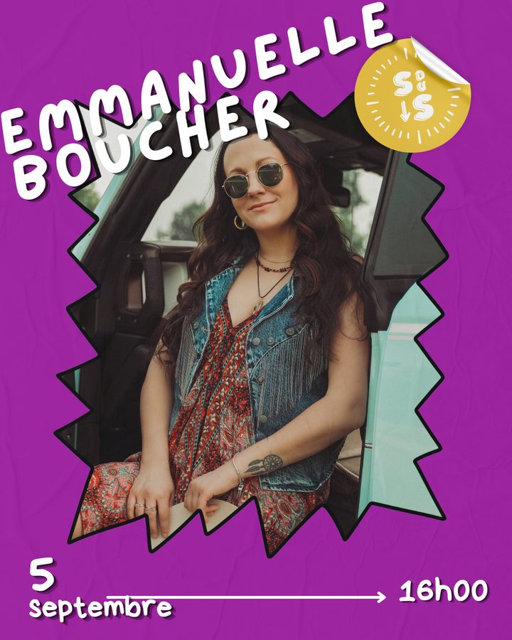 Affiche officielle — Emmanuelle Boucher