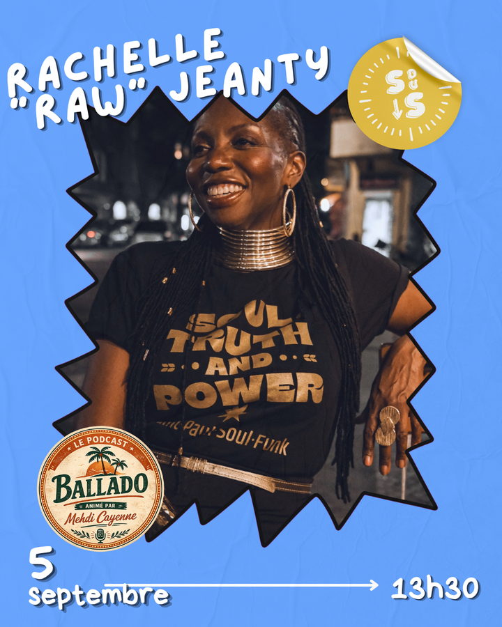 Affiche officielle — Balado Les Femmes de l’industrie musicale : Rachelle "Raw" Jeanty