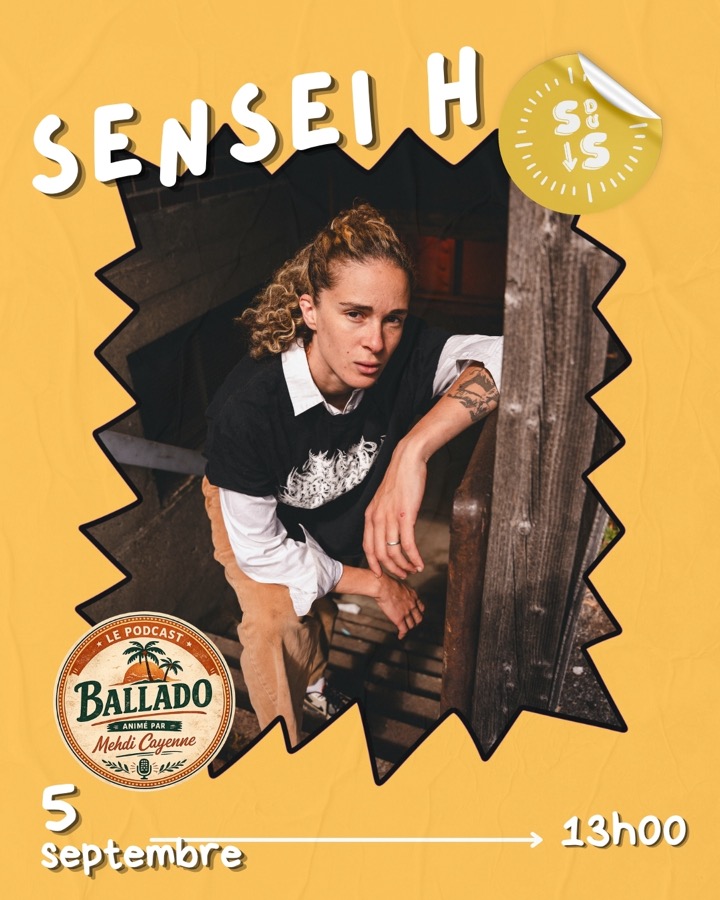 Affiche officielle — Balado Les Femmes de l’industrie musicale : Sensei H